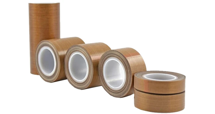 Industrial High Strength  High Temperature Heat Resistant PTFE Coated Fiberglass Adhesive Tapes