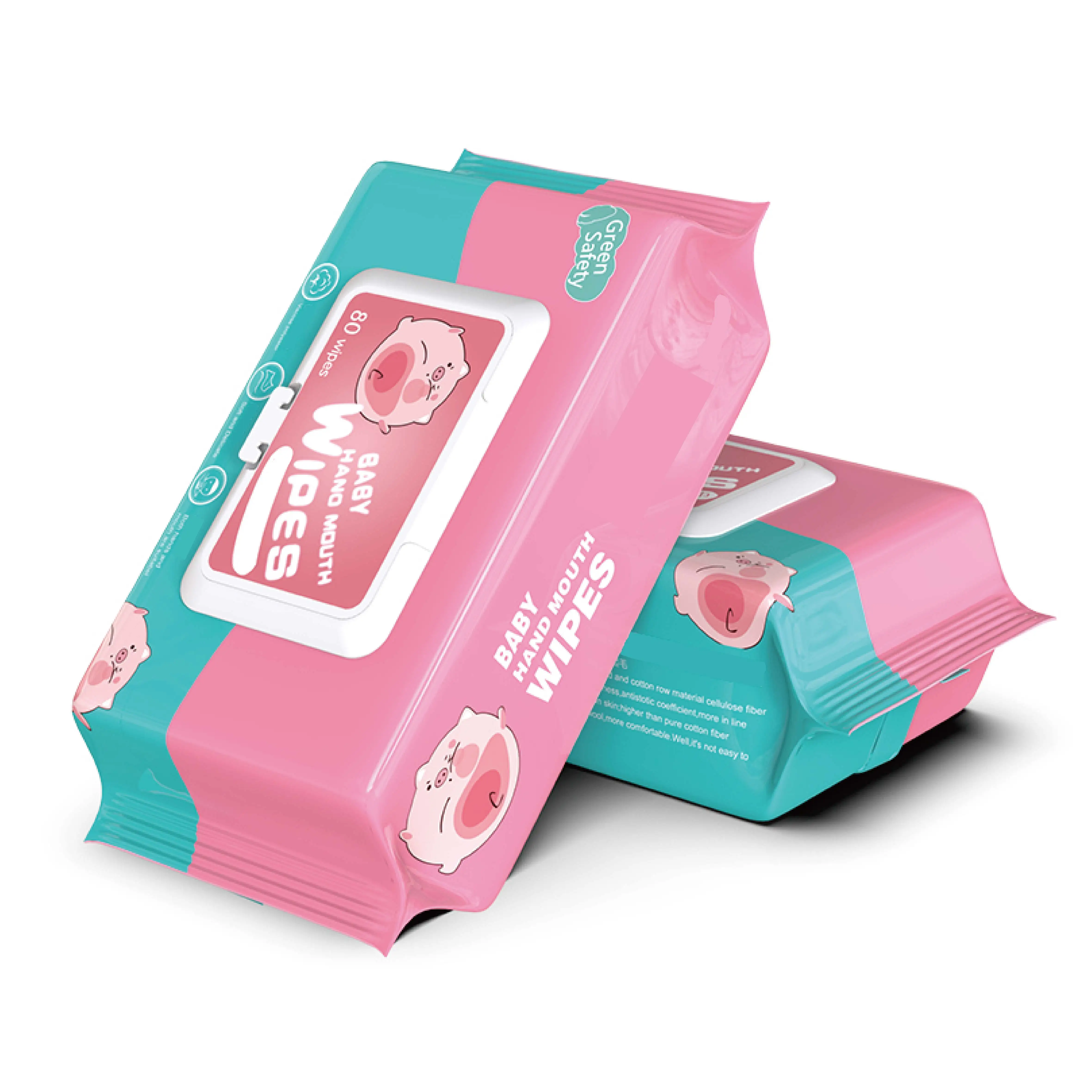 Ультрамягкие влажные салфетки для чистки, детские салфетки для рук и лица