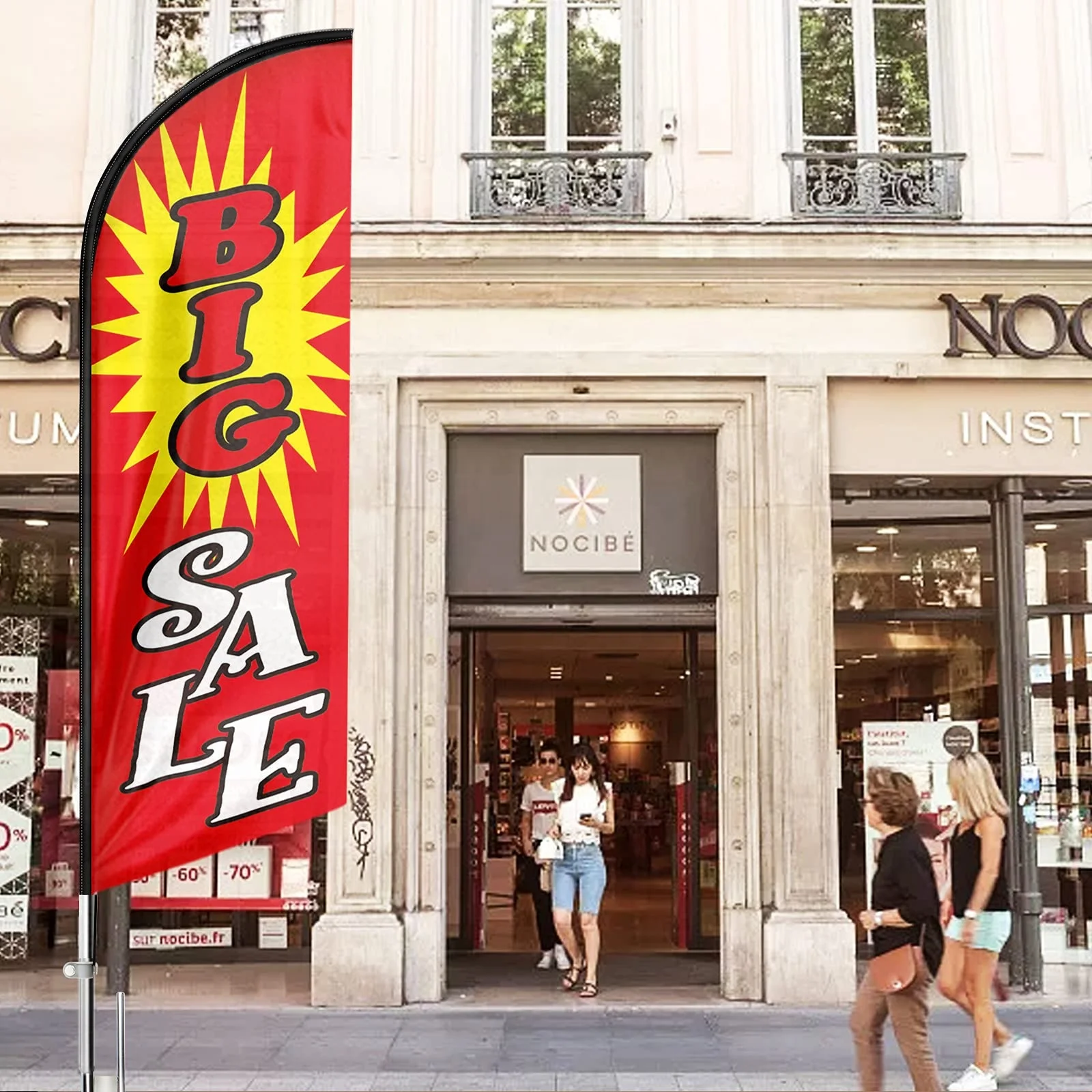 Factory Direct Flying Polyester Beach Flags Banner Double Sided Printed Promotion Advertising Outdoor Feather Flags