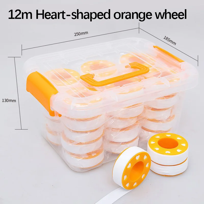 High Quality Big Small Roll Colorful White Yellow Blue Pink Strong Seal PTFE Thread Seal Tape Taflon Tape for Pipe