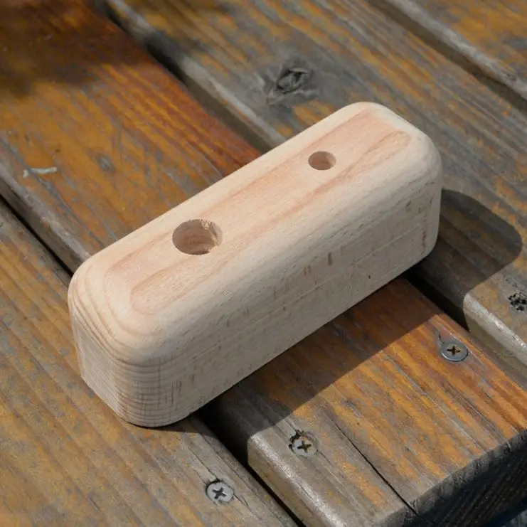 Zeyisy Indoor Rock Climbing hang Finger Strength Training Beech Wood Hangboard for Lover