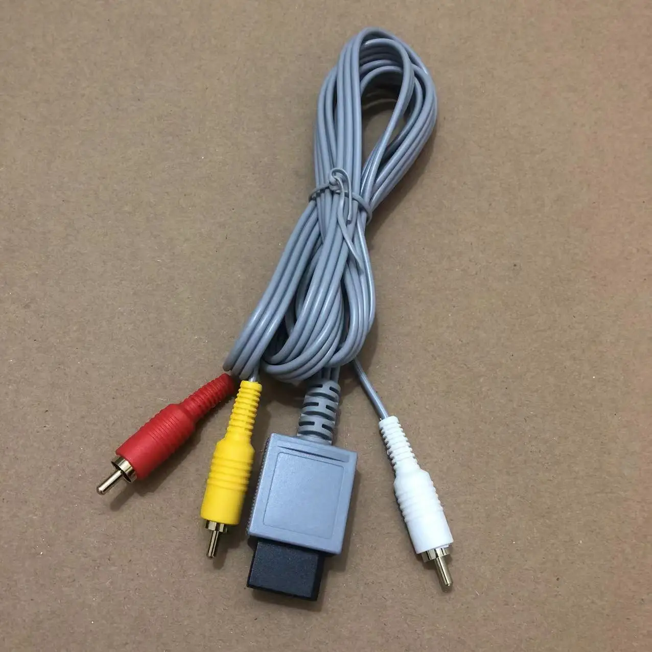 1.8m for Wii Console AV Cable Composite 3 RCA Cable for Nintendo Wii Console RCA