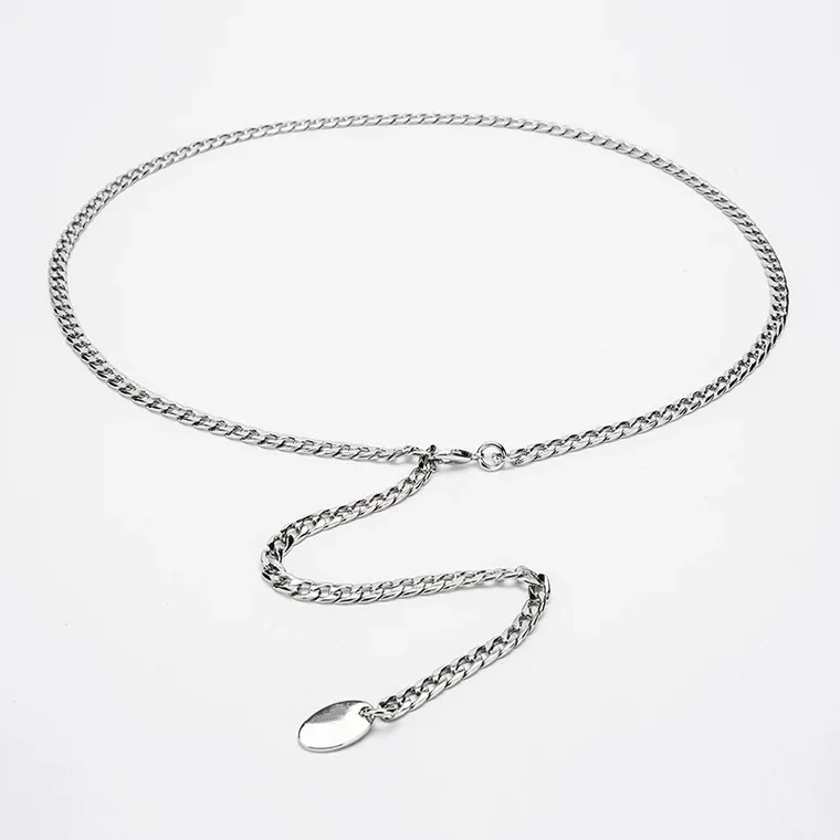 Заводская Европейская и американская мода цепочка для брюк универсальный Пояс подходящий ко всему темпераментный кулон металлическая Женская на