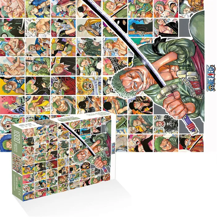 1000PCS Demon Slayer Jujutsu Kaisen Goku Luffy Uzumaki Genshin Impact Spirited Away Totoro Crayon Shin-chan Anime Jigsaw Puzzles