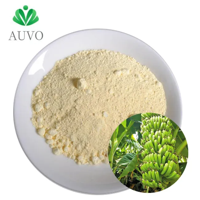 AUVO оптовая продажа зеленый банановый порошок пищевая зеленая Банановая