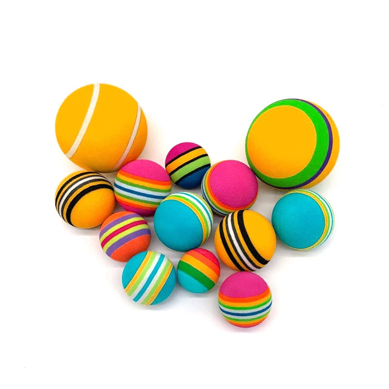 Custom swimming pool EVA foam soft rubber ball rubber sports pressure ball anti-squeeze toy