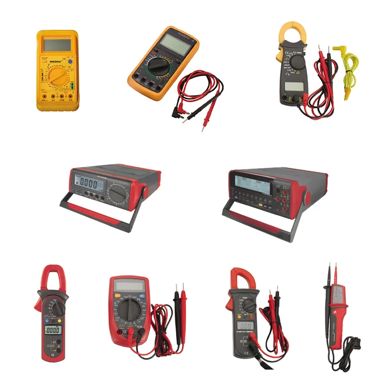 
Physics Instruments LCD Display Digital Multimeter AC DC Capacitance Resistance Tester Ammeter Voltmeter Ohmmeter 