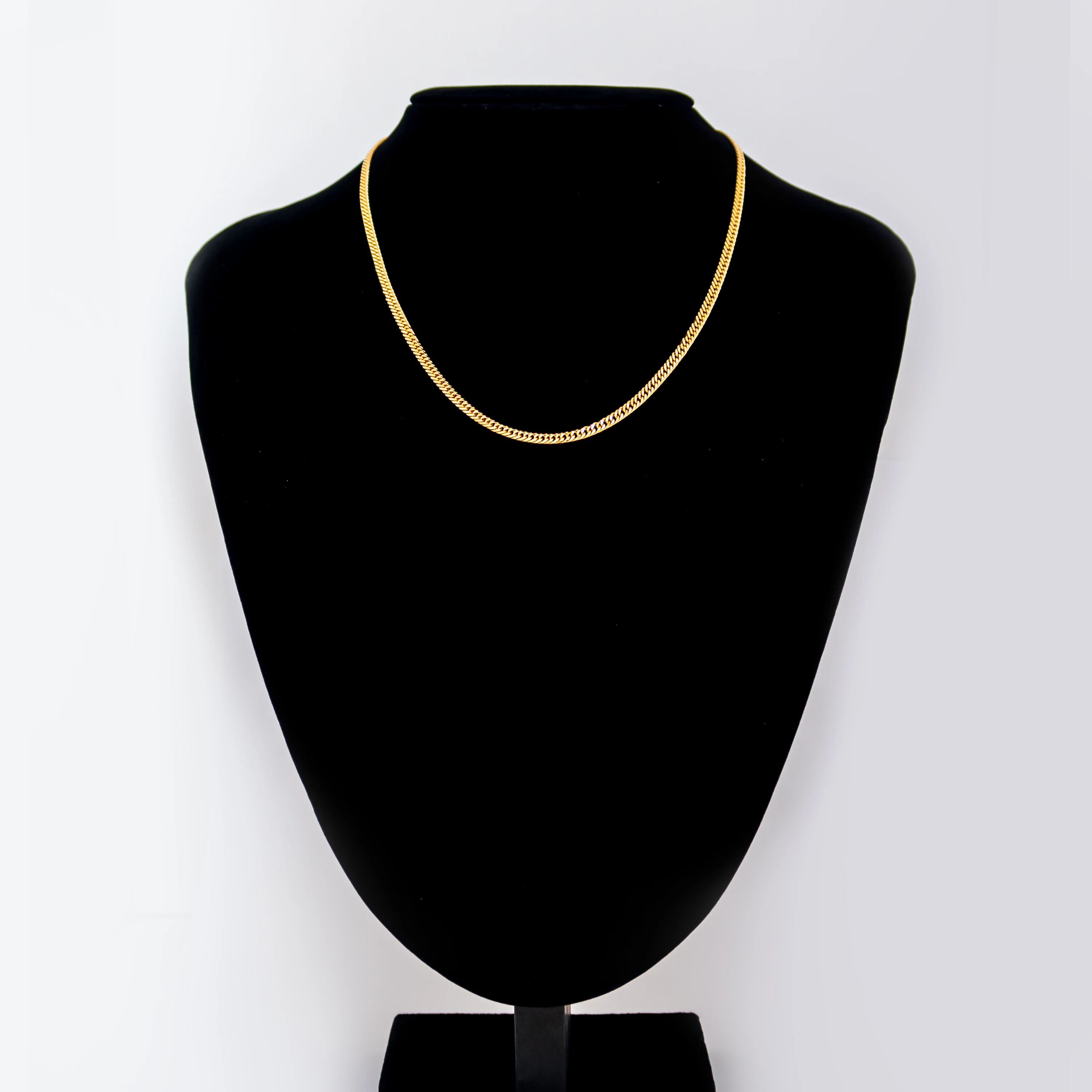 Japan hot selling gold neck solid mens gold bracelet for wholesale