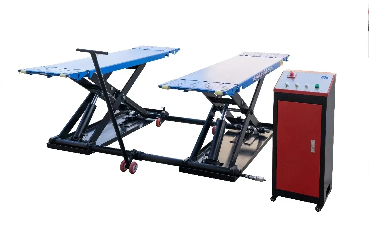 portable hydraulic scissor car lift Hydraulic Garage Car Ramps Jack for Hydraulic Floor Lifting and Car Wash Ramp