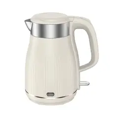 Wholesale price 1.8 liter popular design stainless steel double wall electric water boiling kettle water boiler for coffee