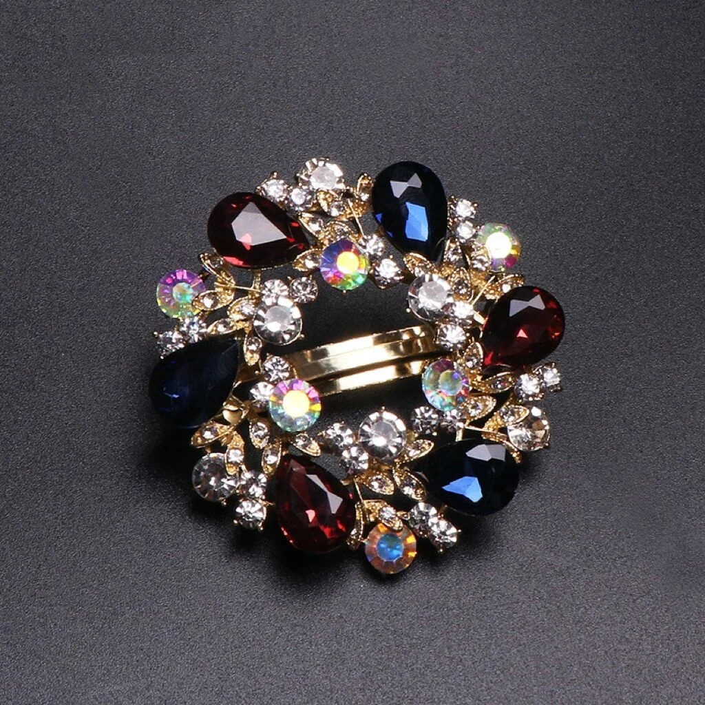 Wholesale new fashion colorful hairgrips exquisite rhinestone hair clips accessories for women korean