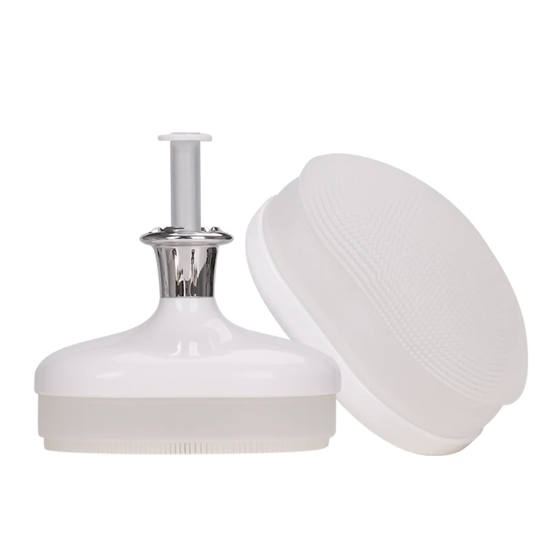 New Concept Silicone Exfoliating Scrubber Super Soft Air Pump Facial Foaming Brush Deep Cleansing Brush for Skin Care Use
