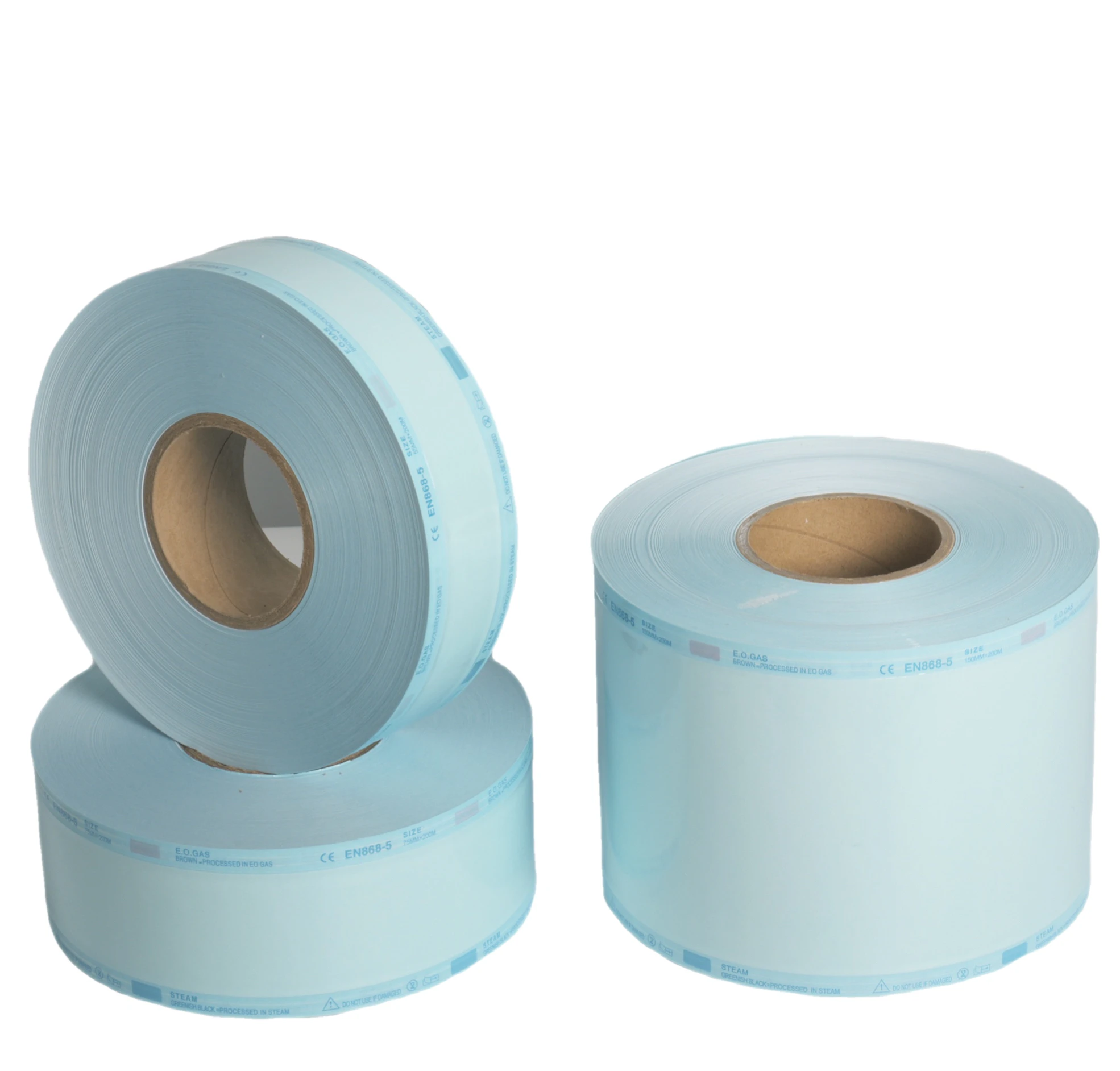 Dental Reels Heat Sealing Sterilization Pouch Roll Flat Sterilization Roll