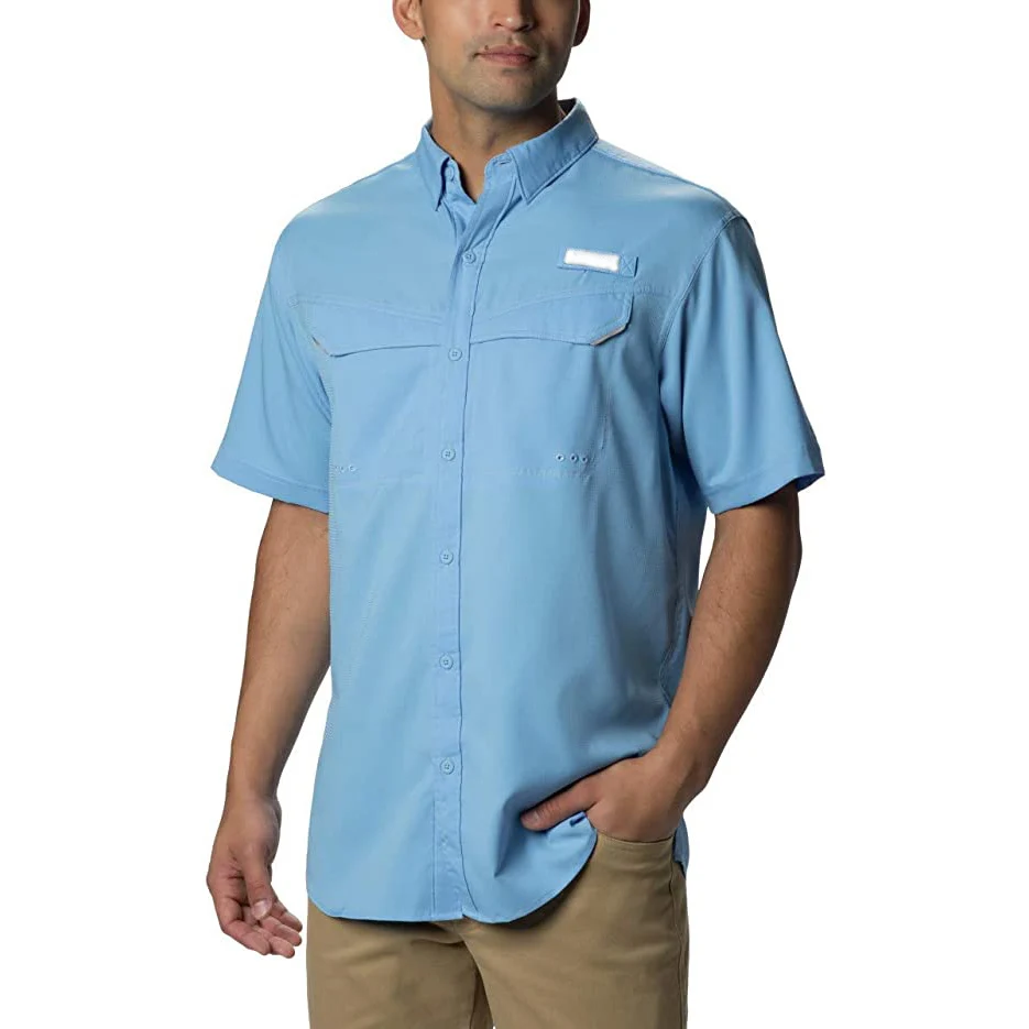 Factory Direct Sale Anti UV Quick Dry Columbia Fishing Mens Shirts Button Down