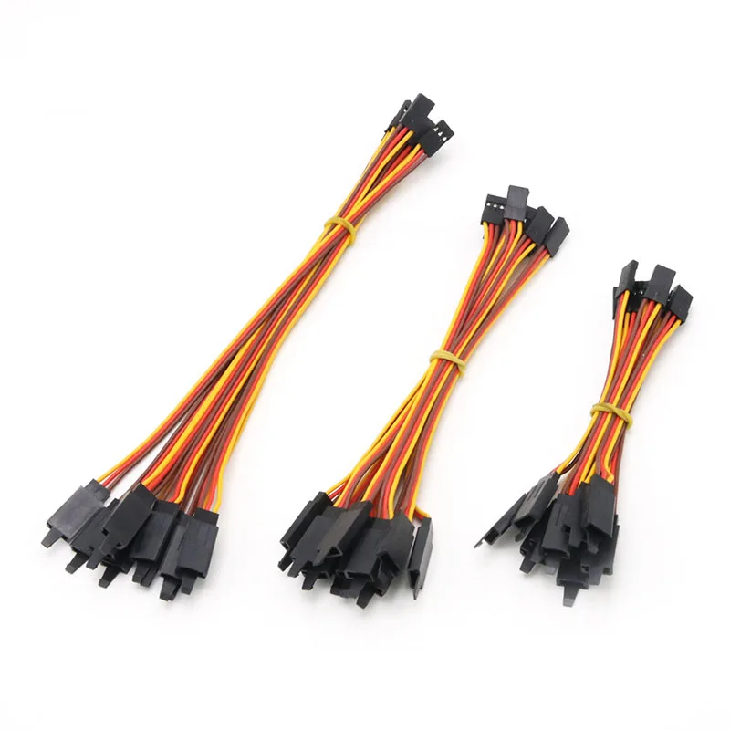 15 20 30 50 80cm 100cm Servo Extension Cable Lead With Anti-loose Hook For RC Futaba JR Male to Female Wire