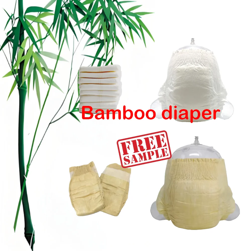 Wholesale Bamboo Diaper Disposable Nappy Eco Friendly Ecological Fralda Ecologica Pant Biodegradable Organic Bamboo Baby Diaper