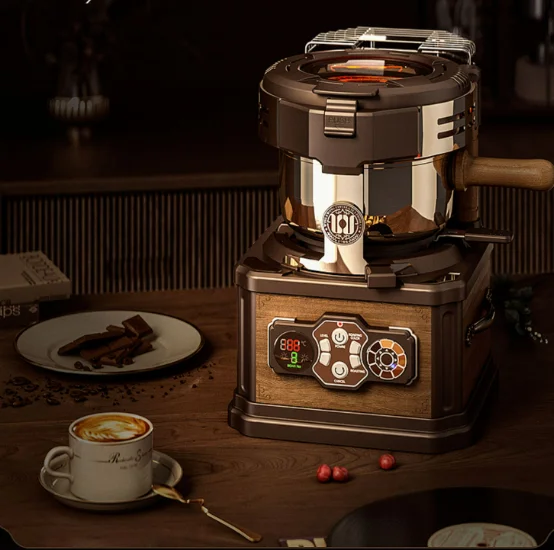 Coffee Newest Electrostatic Precipitator for High Quality Small Coffee Roaster Electric Stainless Steel Temperature Control 750