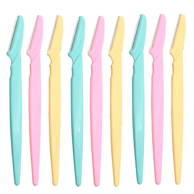 Professional Trimmer Safe Blade Shaping Knife Eyebrow Blades Face Hair Removal Scraper Shaver Makeup Beauty Tools