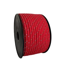 High  Quality 50m High Bright Reflective Outdoor Canopy Wind Guide Braided Nylon Rope Tent Fixed Anchor Rope