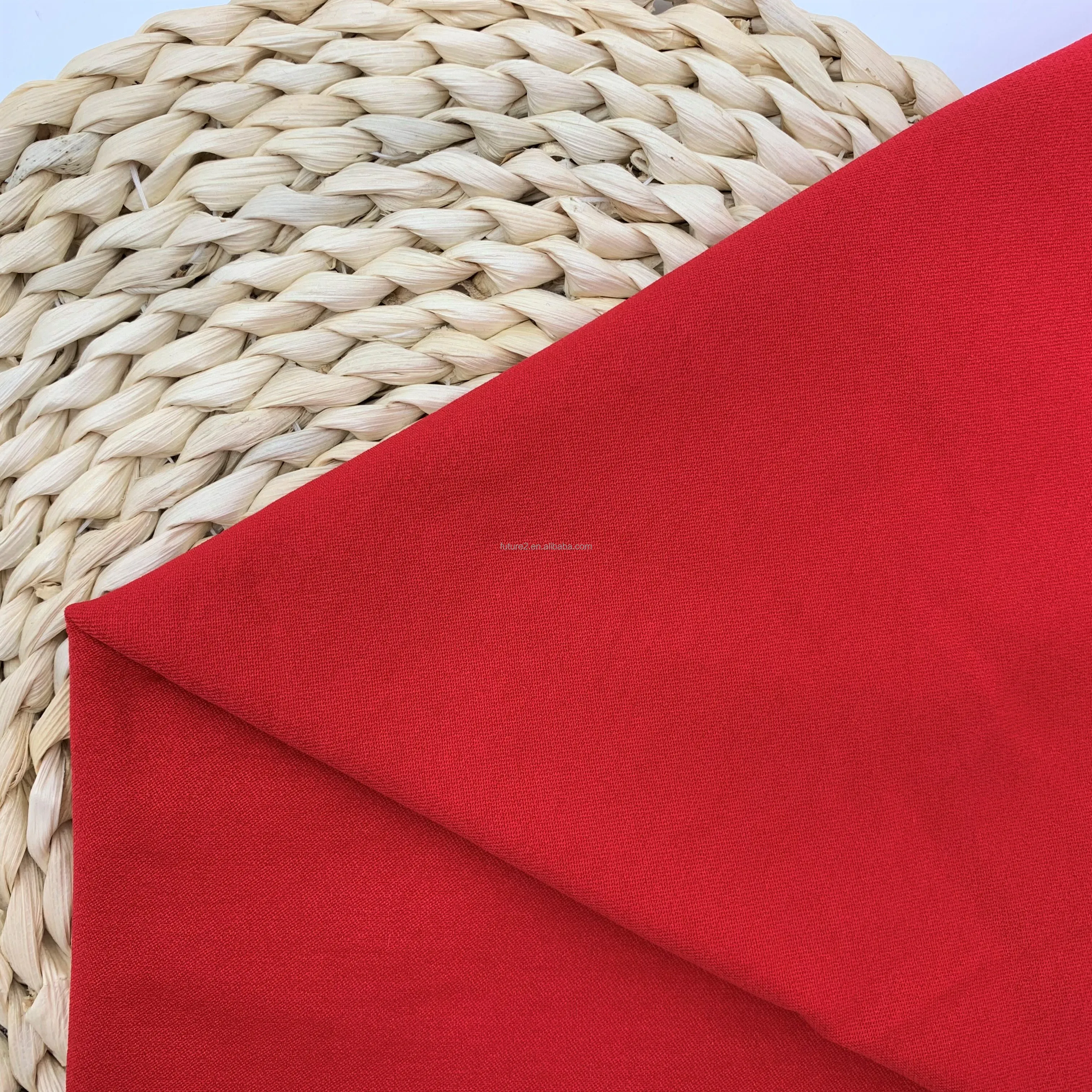 GF high Stretch Bengaline fabric for Pants textile raw material 4 Way Stretch 76% rayon 19% nylon 5%spandex 250gsm fabric