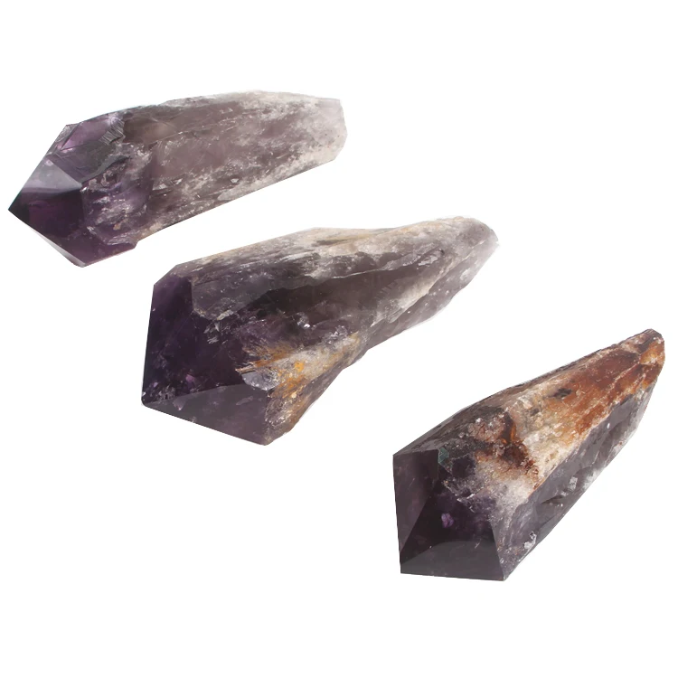 
Wholesale natural amethyst quartz specimen healing rods for therapeutic purposes 