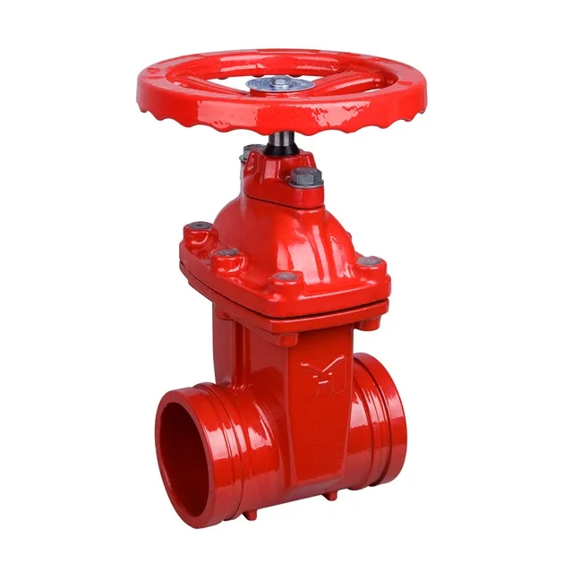
FIRE FIGHTING NRS CAST IRON SOFT SEAT SIGNAL GROOVED GATE VALVE 