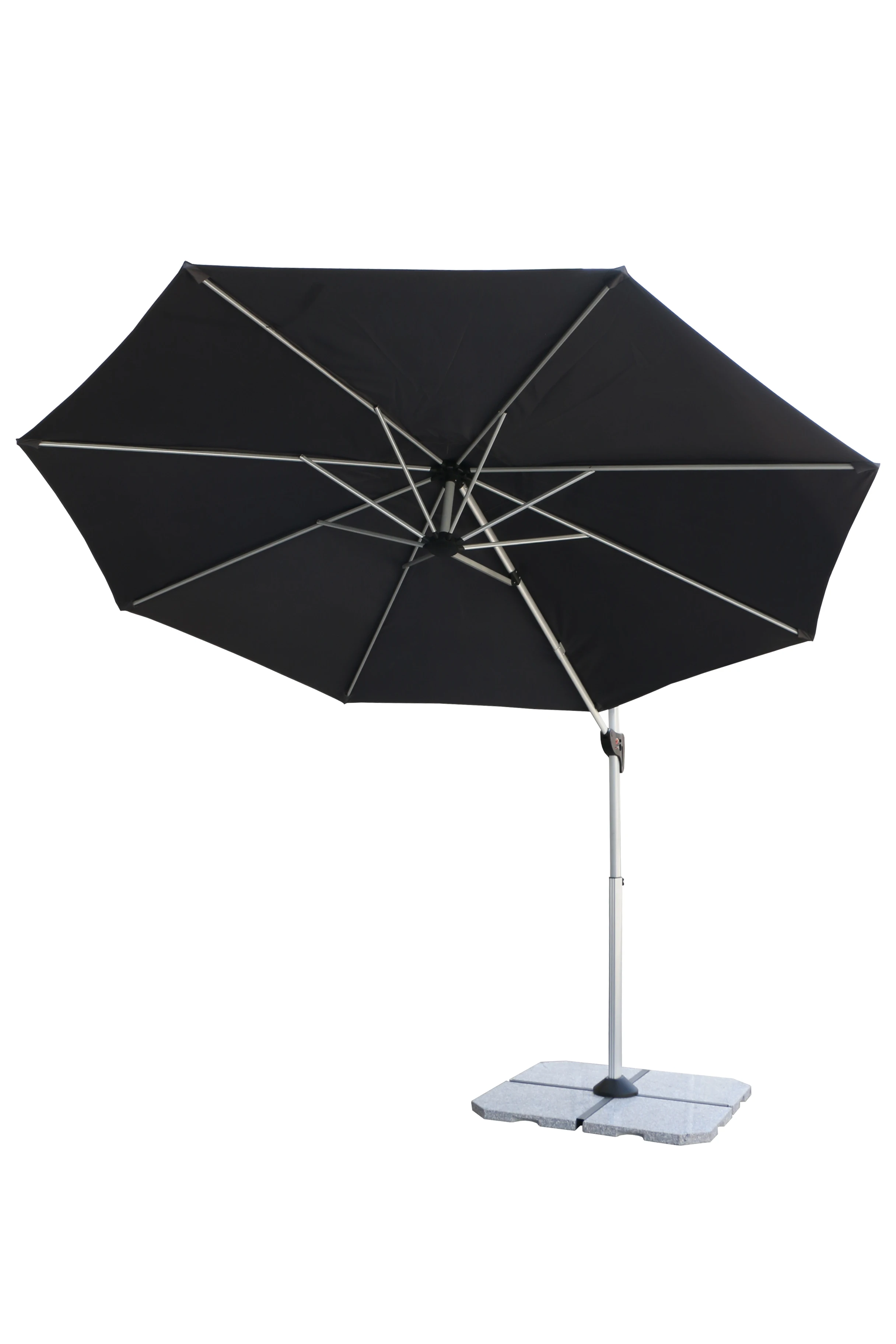 Push button 30 tilt & 360 rotation Waterproof  Outdoor Umbrella  Aluminum Cantilever Garden Parasols Patio Umbrellas
