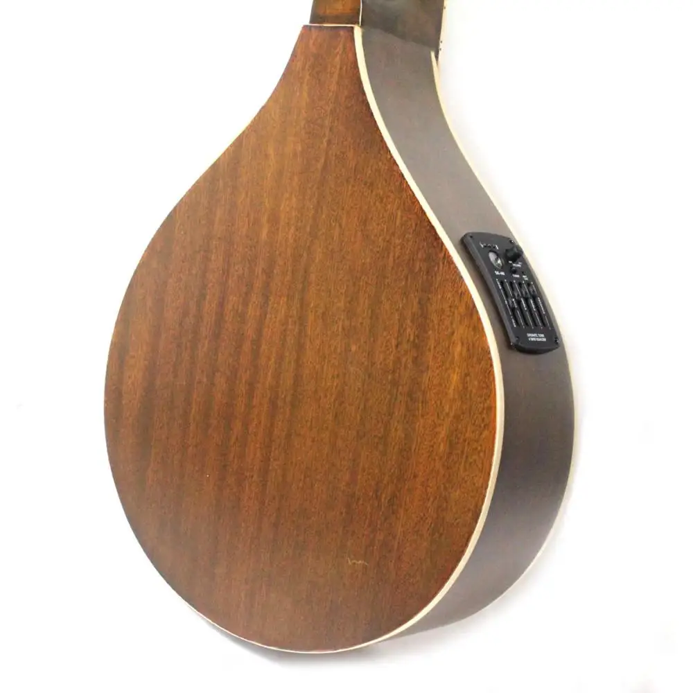 New Brand Solid Red pine top/Sapele Back & Sides Bouzouki Mandolin With EQ