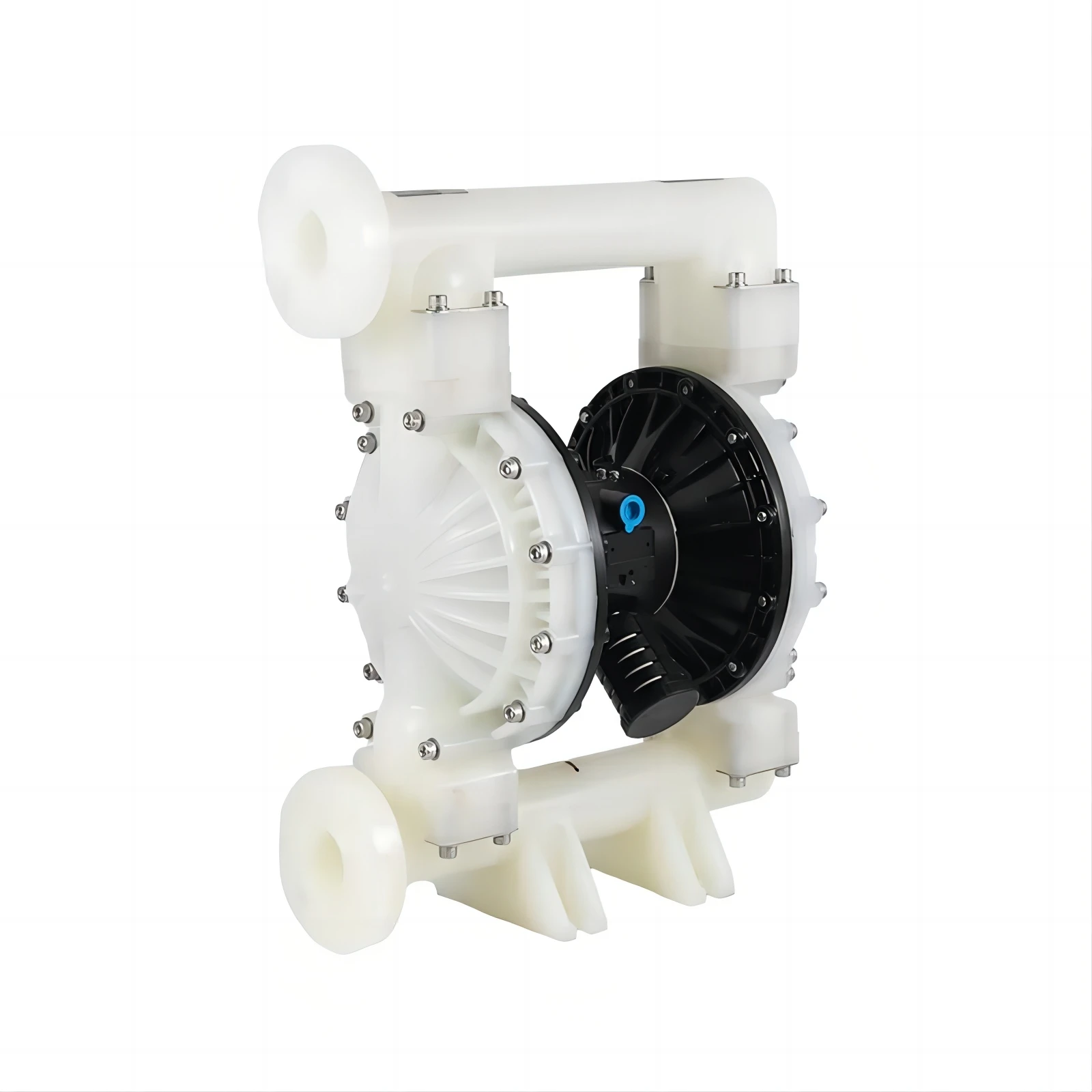 Hot Sale QBY Series Plastic Pneumatic Double Diaphragm Pump PVDF/PP-H Material for Chemical Industry