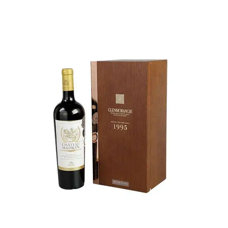 Hot selling Premium Lacquer Ware Oak Gift WWooden Gift Boxes For Wine From China