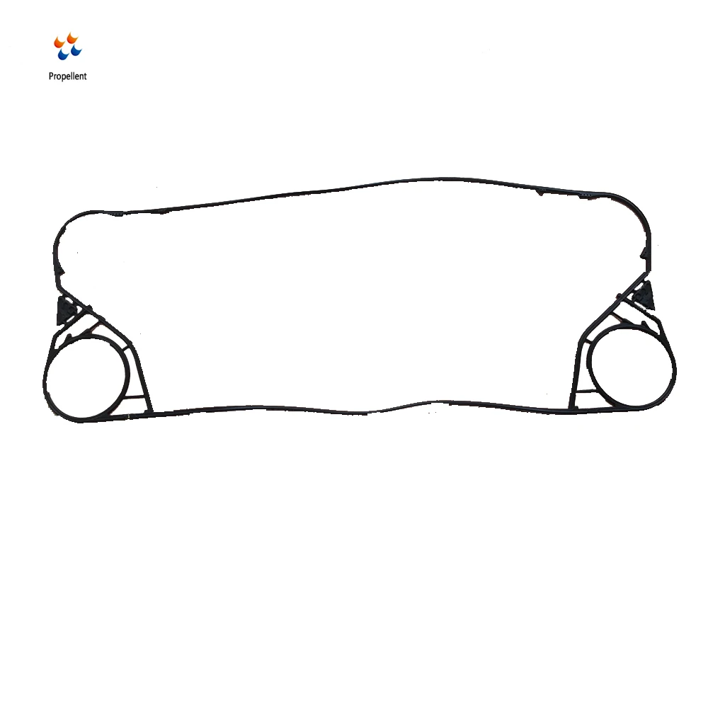 API Sigma 13 Customized High Temperature Resistance Plate Heat Exchanger Gasket For Heat Pumps