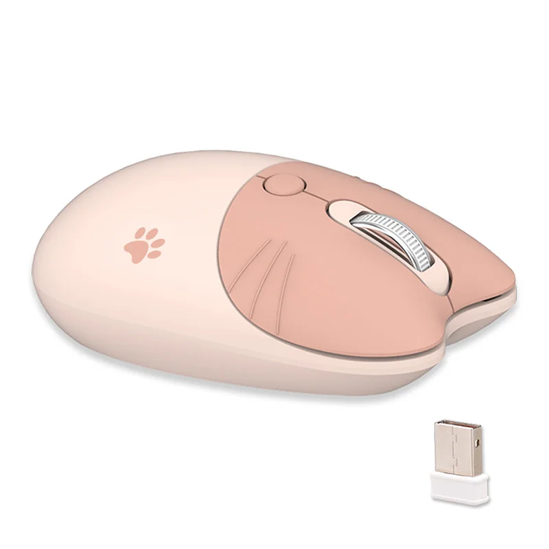 Mini mouse cute cat 1000 1200 1600 DPI  USB laptop desktop  optical 2.4G wireless mouse keyboard mouse