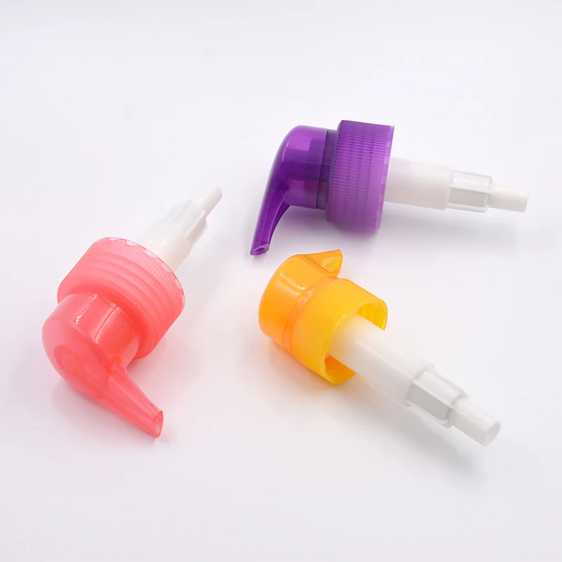 Hot sale  Customized 24400 big discharge rate screw lotion pump For Bottles 4CC Outer Spring dispenser pump