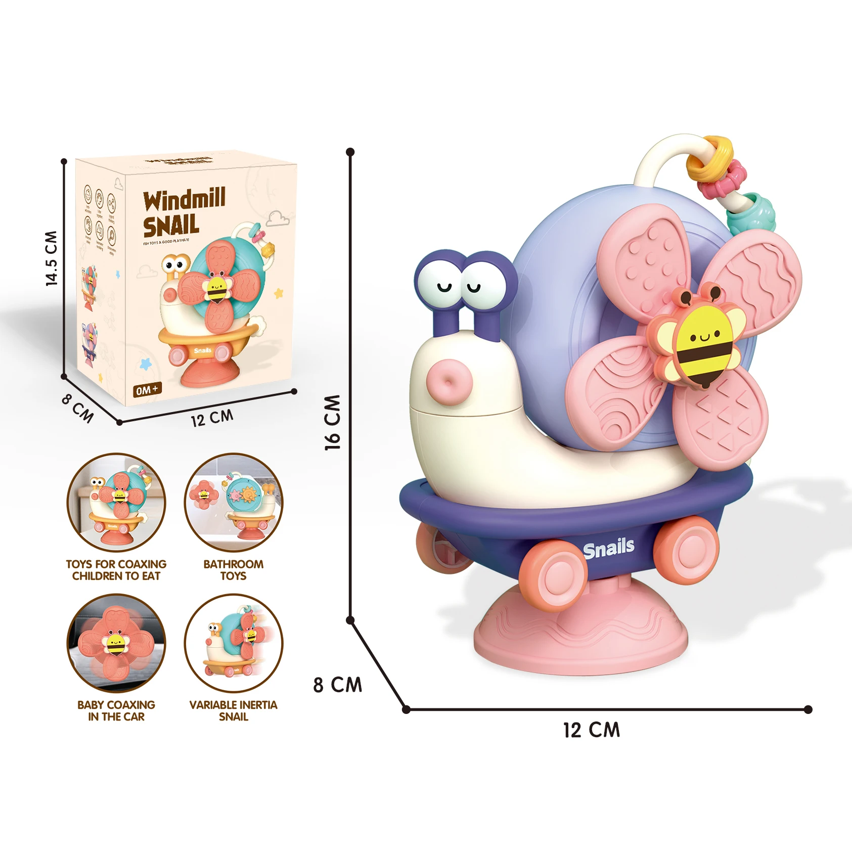 Baby Interactive Spinning Windmill Toys Quality Baby Musical Ferris Wheel Toddlers Model Bath Toys Hot Selling