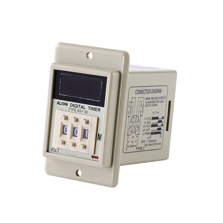 ASY-3D 12V 50/60Hz Countdown Mechanical Digital Time Delay Relay