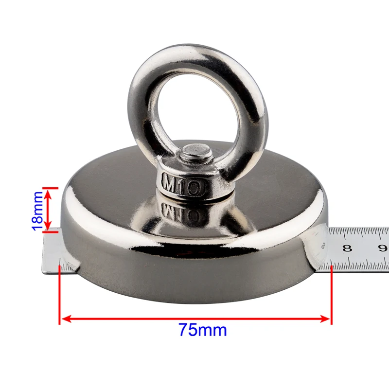 Strong  300KG  Neodymium Fishing Magnet Permanent Rare Earth Magnetic Holder