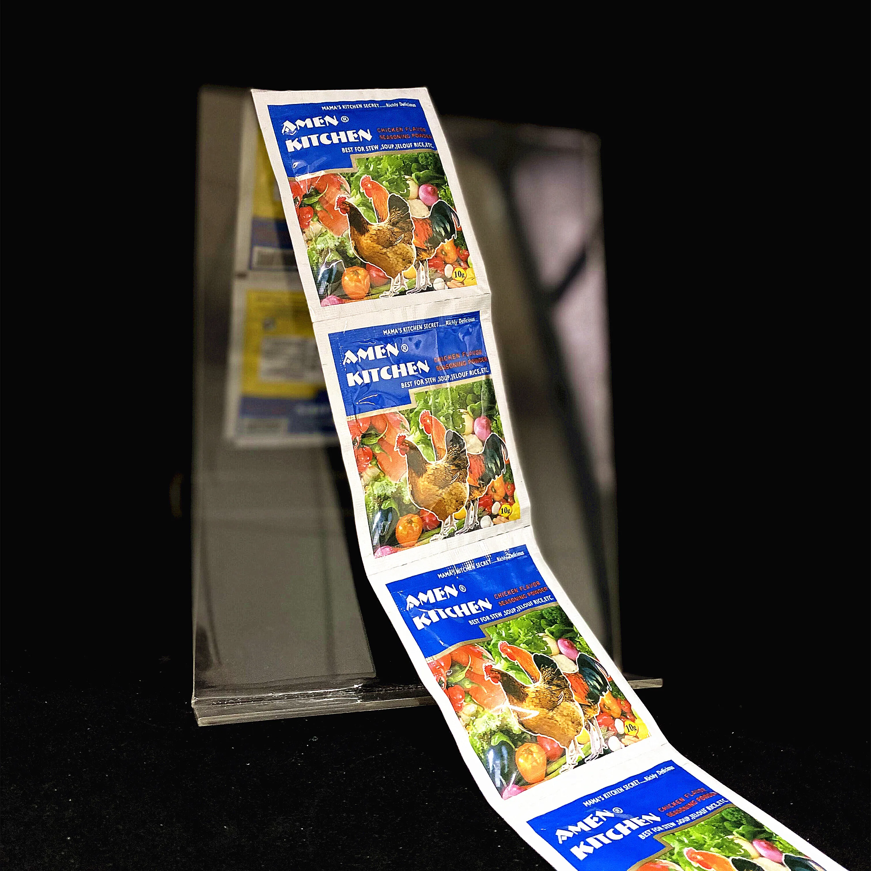 Dry Shrimp Chicken Meat Mixed Seasoning Powder 10g Sachet Cooking Condiments Seasonings For Halal African Muslim Cook