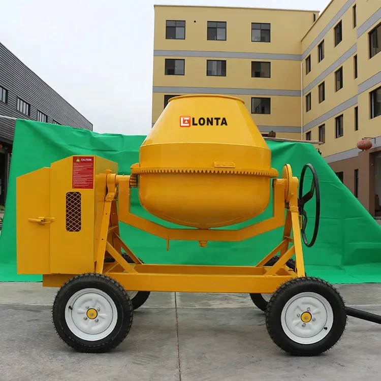 LONTA JH500S-S 500L 2 bags electric diesel mortar beton cement concrete mixer machine 500 litre betonniere 500L construction