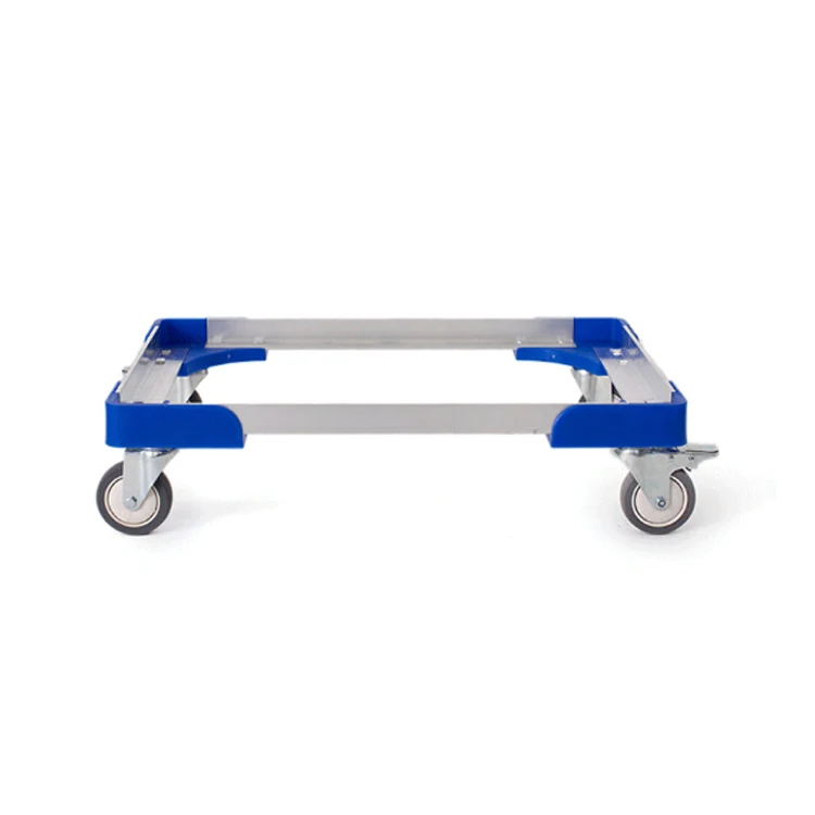 Aluminum Steel Tool Trolley Warehouse Crate Moving Box Cart Dolly