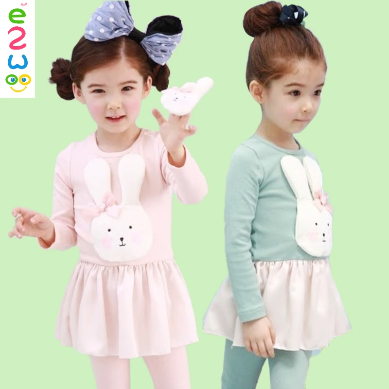 a Bunny Clothes Children Girls Clothing Suits