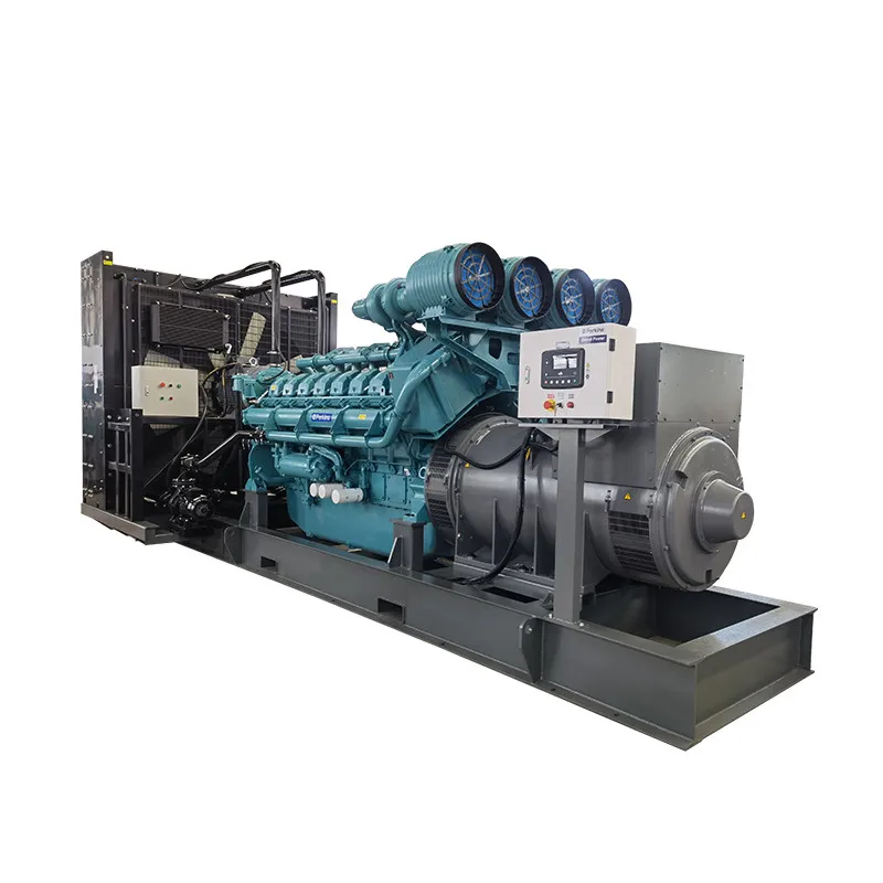 Factory directly sale price 1000kva open silent diesel generator price with Perkins 4008TAG2A 1000kva generator price