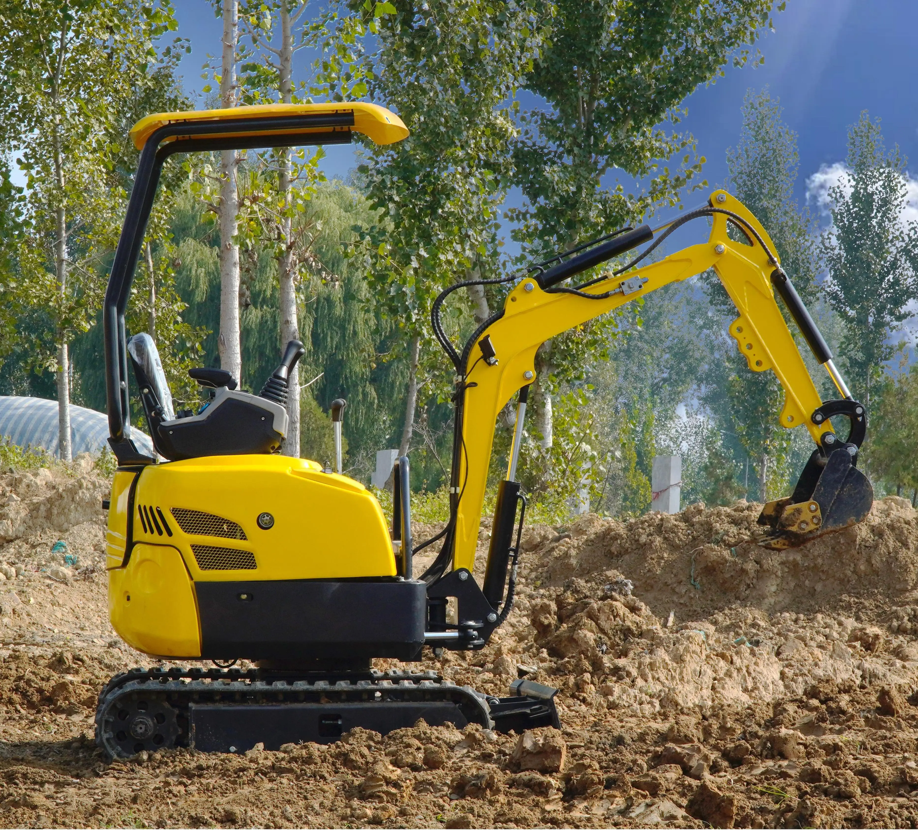2 Tons 3 Tons Excavator Mini Excavator Prices With Side Swing Function