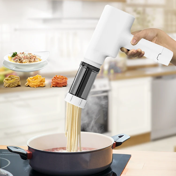 Abs Noodle Maker Machine Handheld Household Electric Small Wireless Charging Pressure Noodle Gun With Sausage Filling Function