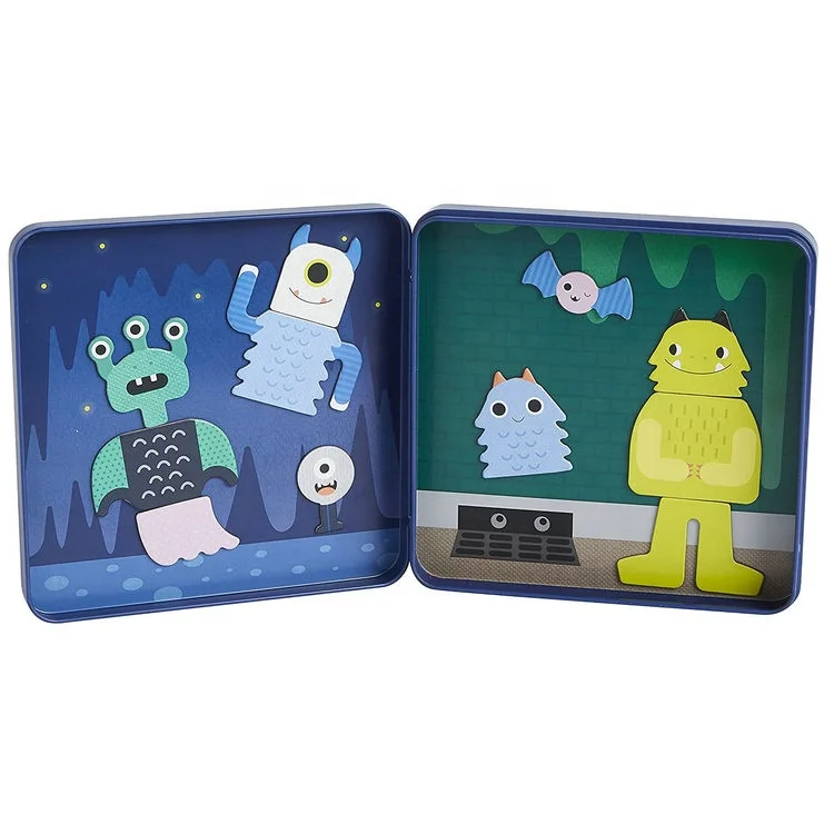 Mixed-Up Monsters On-The-Go Magnetic Play Set