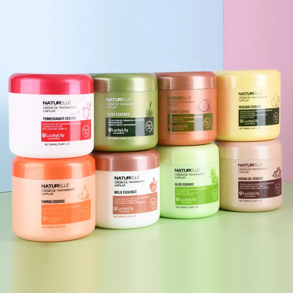 LUCKYLILY Private Label Organic Avocado Hair Mask for Treatment Dry or Damaged Hair Keratin Hair conditioner