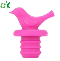 OKSILICONE забавная Силиконовая пробка в форме маленькой птицы для бутылок вина колпачки напитков и пива