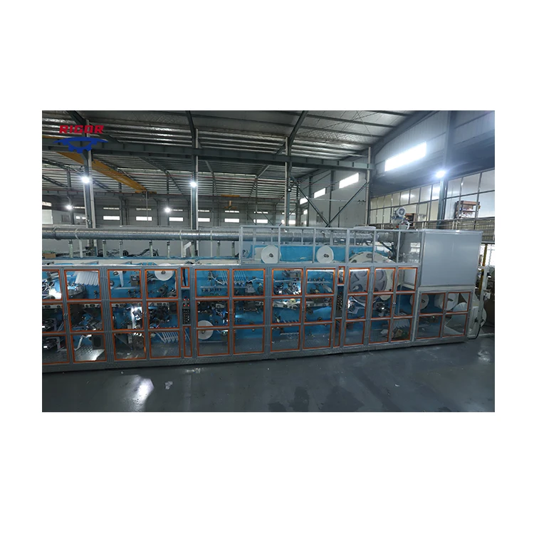 High Speed Automatic Sanitary Pad Machine Herbal Infused Sanitary Pads