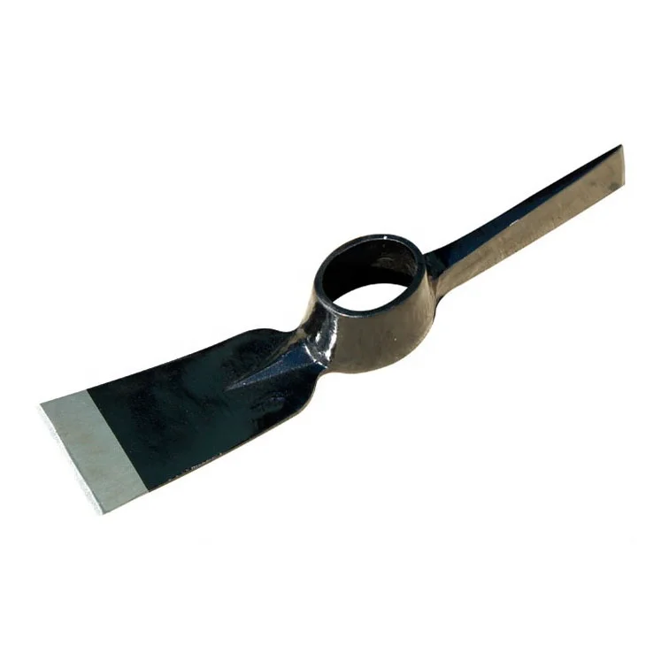 machine forged painted surface oval eye  hand tool steel pick mattock for digging