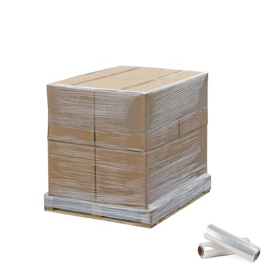 Factory price High Strength Pallet Stretch Wrap Transparent Pallet Shrink Wrap Plastic Film Stretch Film