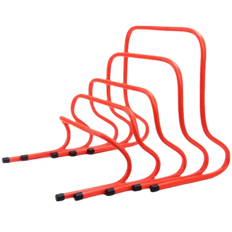 Wholesale 15CM 23CM 30CM 40CM 50CM football training Hurdles Portable Soccer Running Training Speed Agility Hurdles